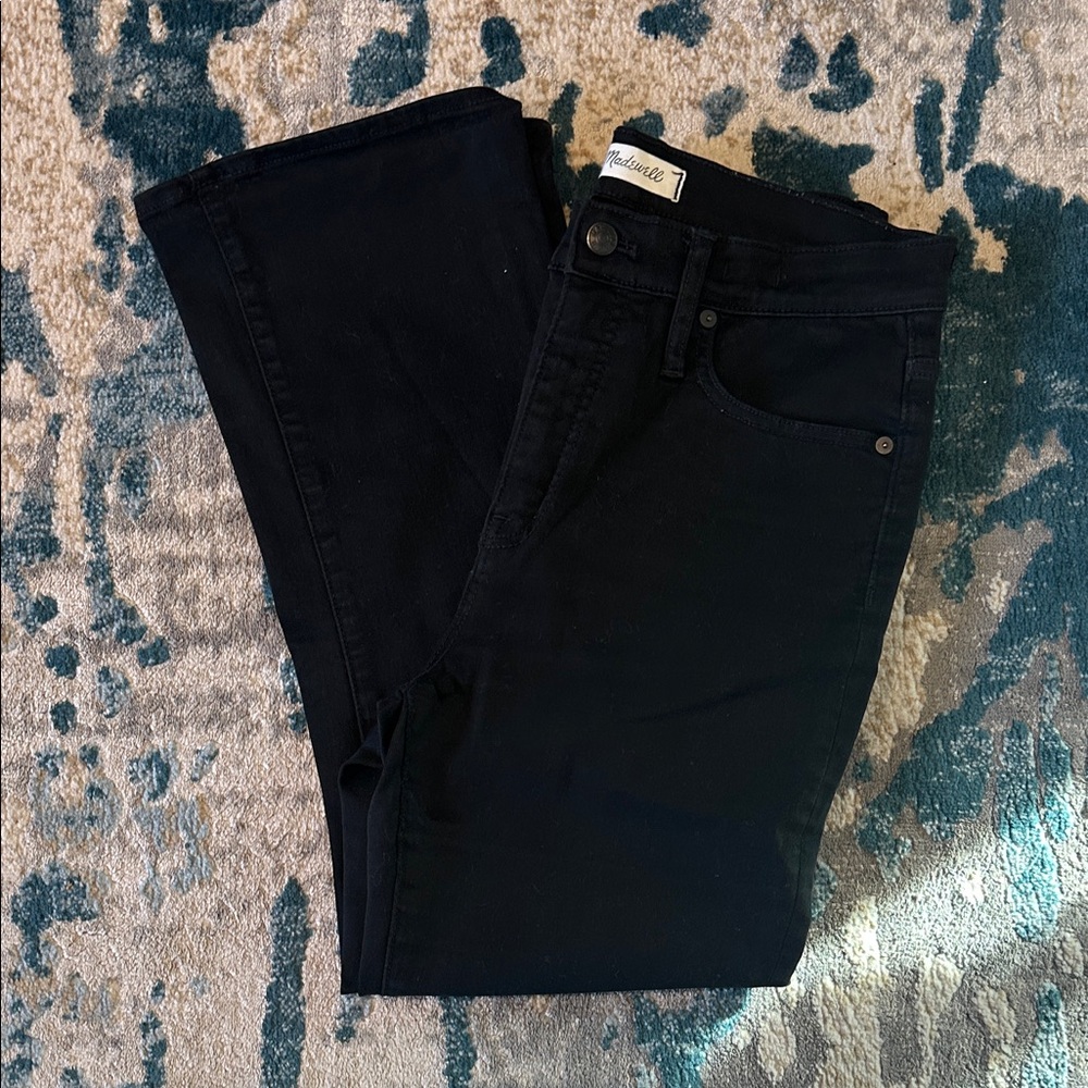 Madewell Women's Black curvy Demi boot Jeans